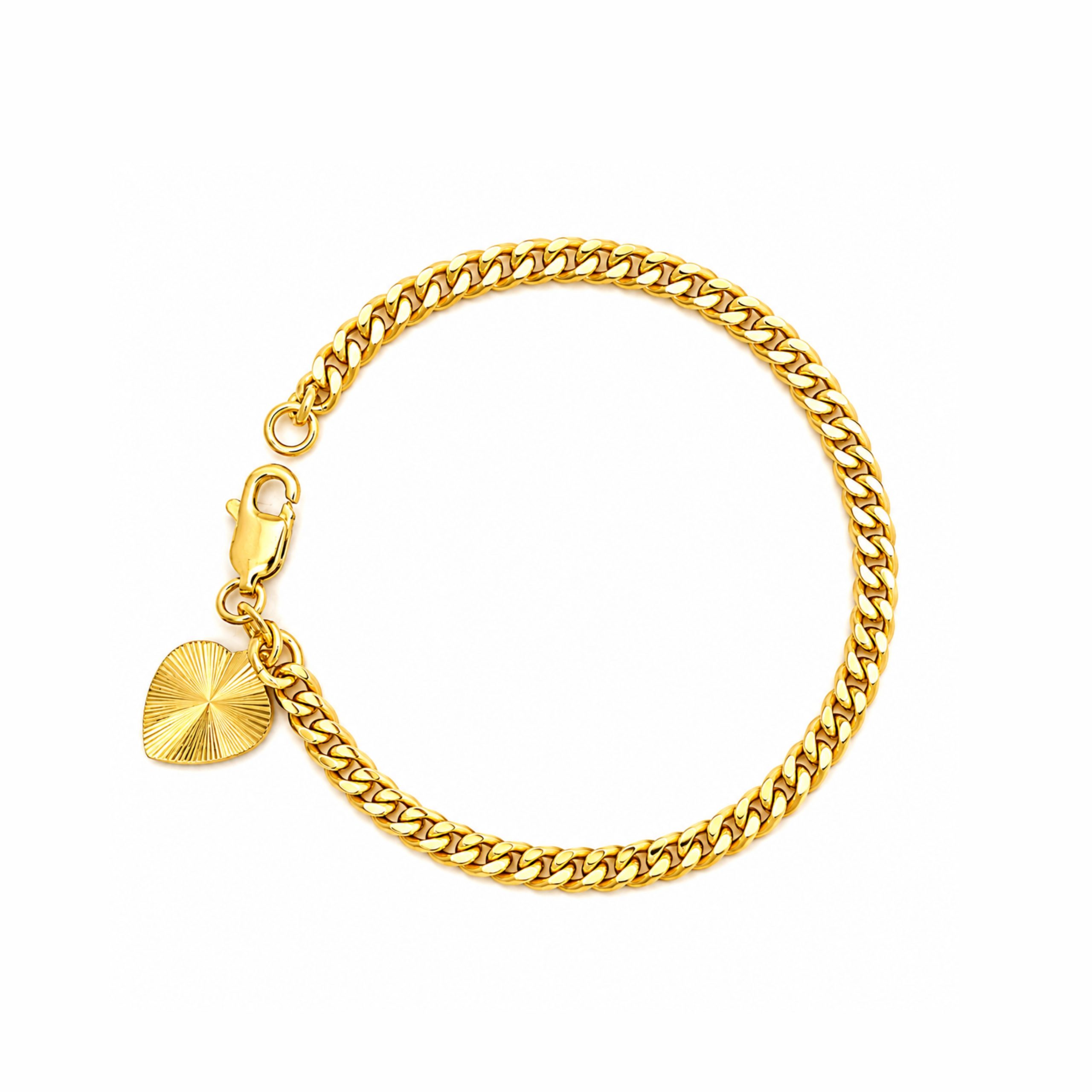 22K Charm Bracelet