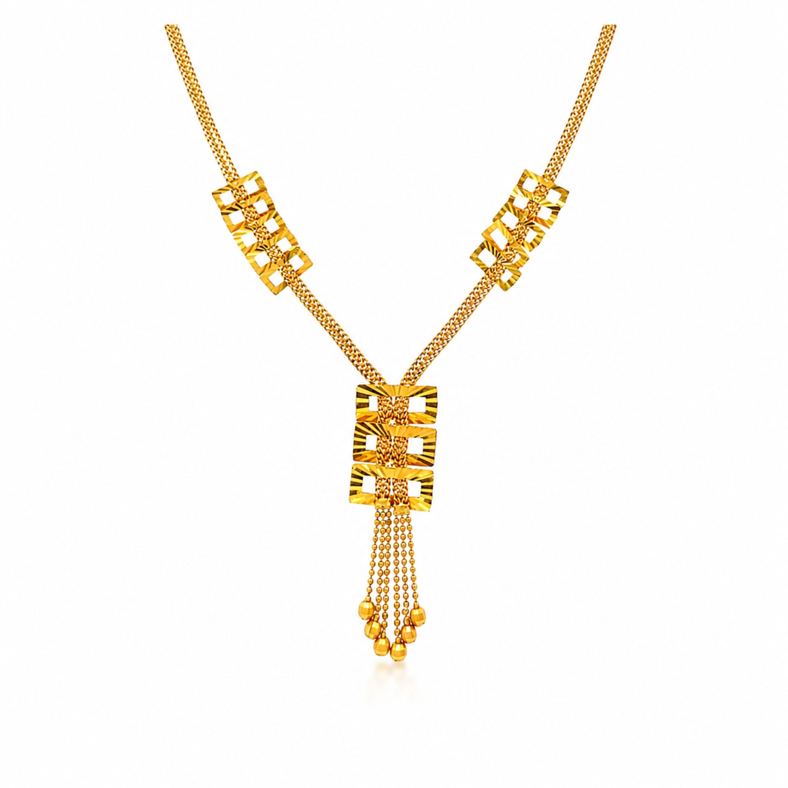 22k Mini Dangling Necklace