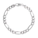 Silver Classic Figaro Link Bracelet